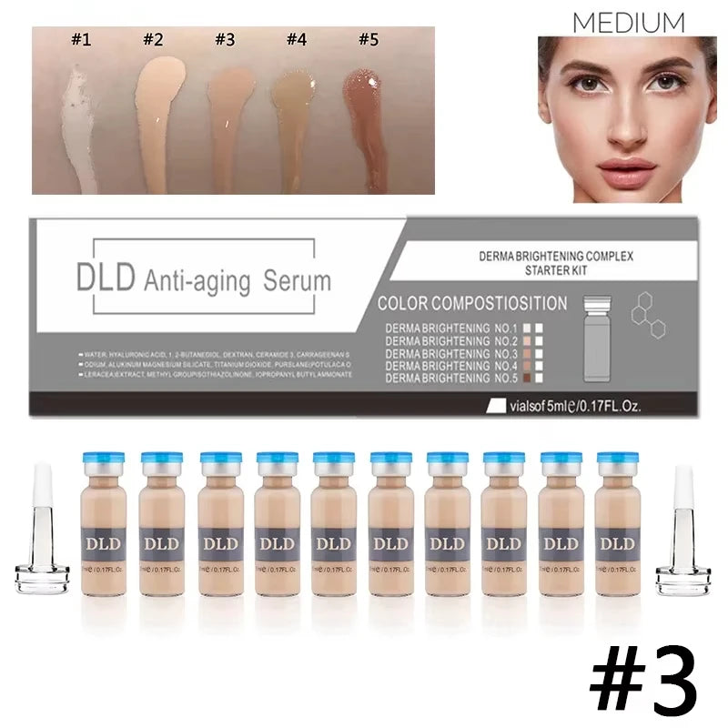 Korea BB Cream Glow Pigment Serum Kit Niacinamide Whitening Foundation Skin Sun Protection Moisturize Concealer Facial Skin Care