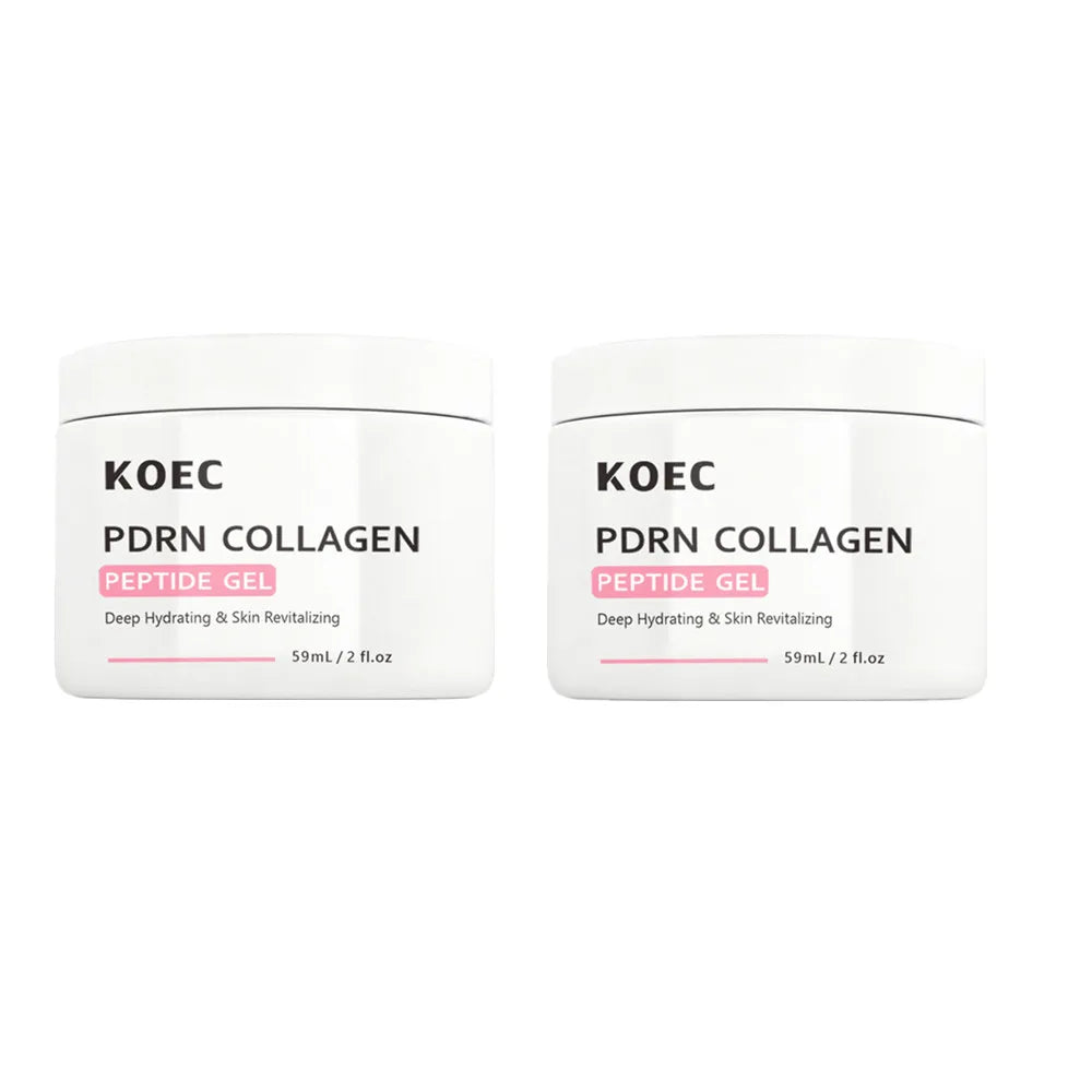 KOEC PDRN Collagen Peptide Gel Jelly Cream Hydrating Soothing Repairing Nourishing Korean Glass Skin Face Moisturizer