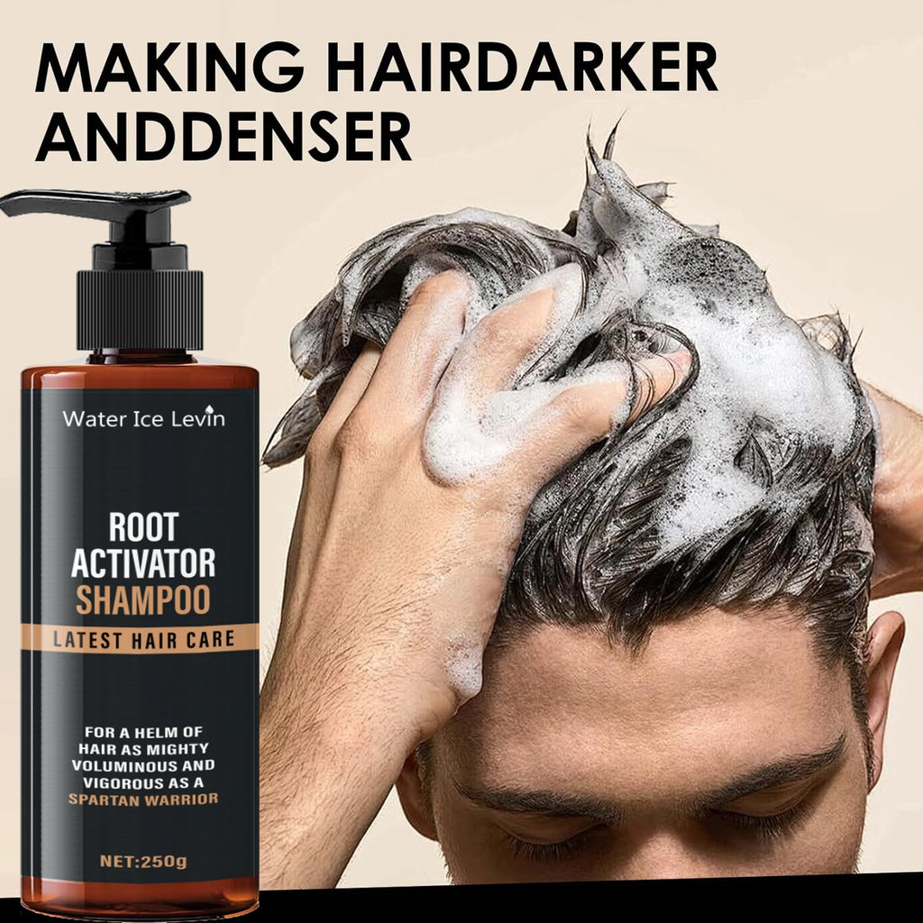 Root Activating Shampoo - Natural Herbal Extracts, Keratin and Biotin Leave Hair Feeling Fresh and Dry, Makes Damaged Hair More
