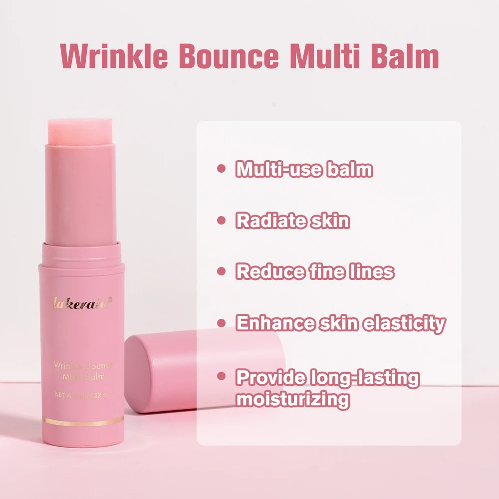 Lakerain Moisturizing Wrinkle Bounce Multi Balm Facial Collagen Multi Balm Stick Wrinkle Bounce Balm Cream Dull Cosmetics Korean