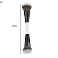 Dual-Ended F4 Contour Face Brush High Coverage Cosmetic Beauty Makeup Brushes Multi-purpose Eyeshadow Concealer Brushes