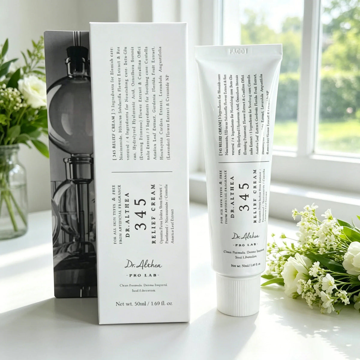 Hot Korean Original 147 Antioxidant Cream Repairing Barrier Moisturizer & 345 Relief Cream Improving Acne Marks Whitening Cream