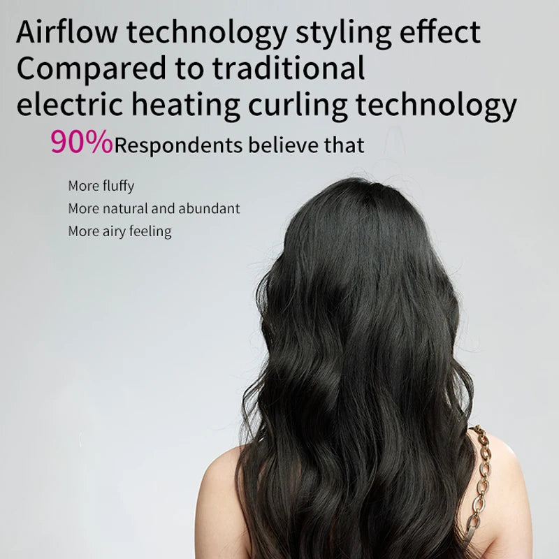 SenCiciMen X9 Multi Hair Styler Curling Iron Hair Hot Air Brush Curling Barrel Hair Dryer Salon Professional Curly Hair Styler