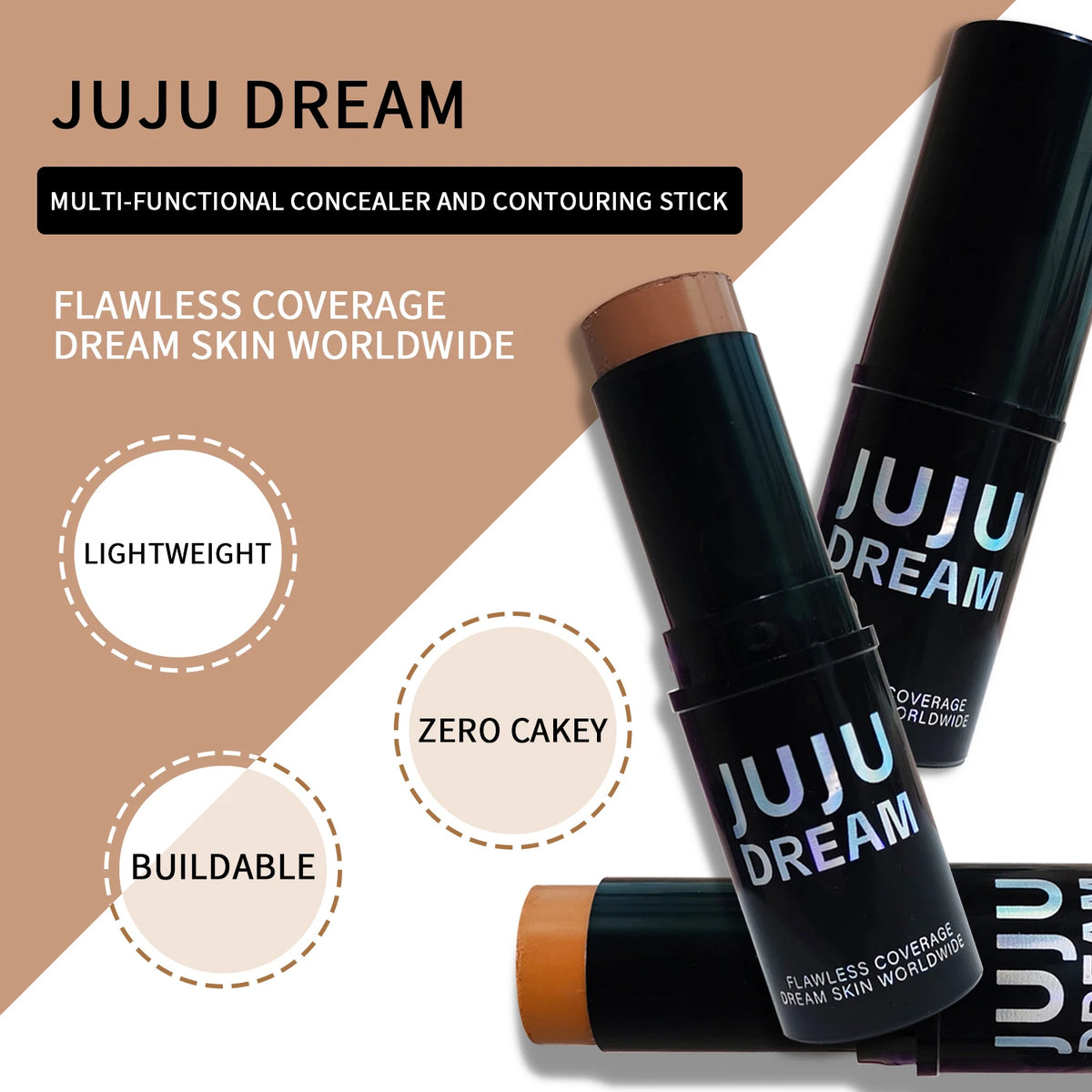Facial  contouring stick - waterproof makeup, contouring makeup, concealer stick, convenient cosmetics