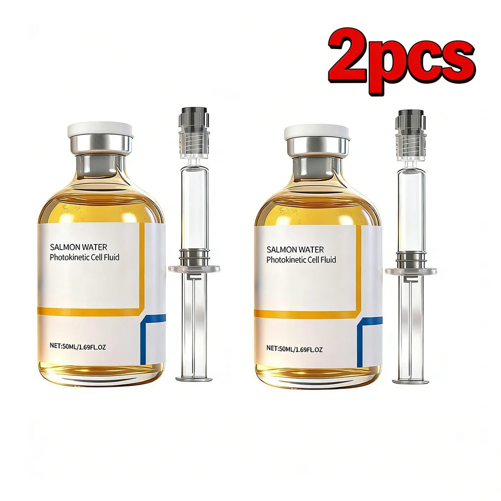 Korean Salmon Wrinkle Serum Skin Rejuvenation Essence, Strengthens Barrier Function, 24H Continuous Hydration Firming Skin Care