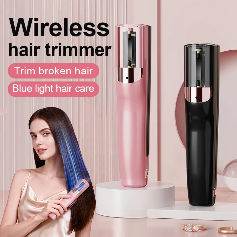 Electric Hair Clipper, Dual-Use for Care and Styling, Portable Dual Function Design, Easy to Handle Split Hair Ends. Ideal Beaut