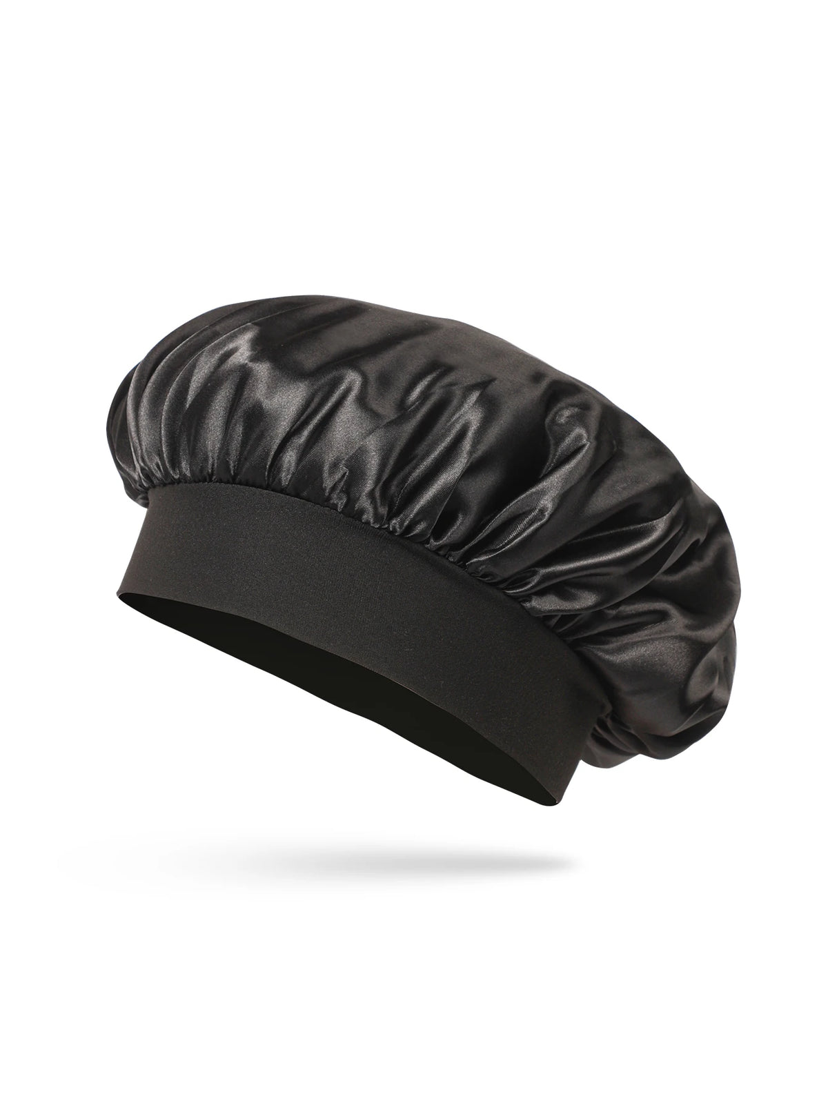1Pcs Silk Bonnet for Sleeping Women Satin Lined Hair Bonnets for Sleeping Soft Elastic Band Silk Sleep Cap for Curl