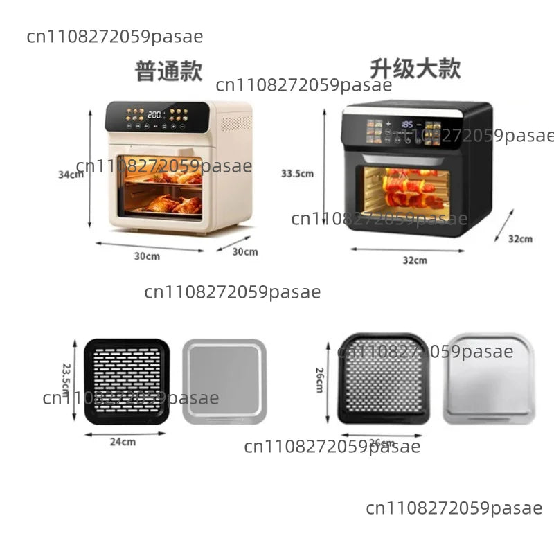 Large-Capacity Touchscreen Smart Multi-Function Air Fryer and Oven Combo for Home Use