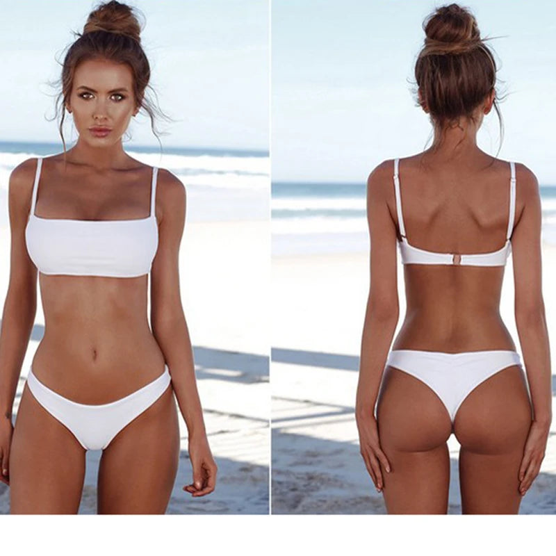 Bandage Sexy Brazilian Bikini Biquini Praia Swimwear Women Hot Swimsuit Traje De Bano Mujer Maillot Femme Monokini Badpak Dames