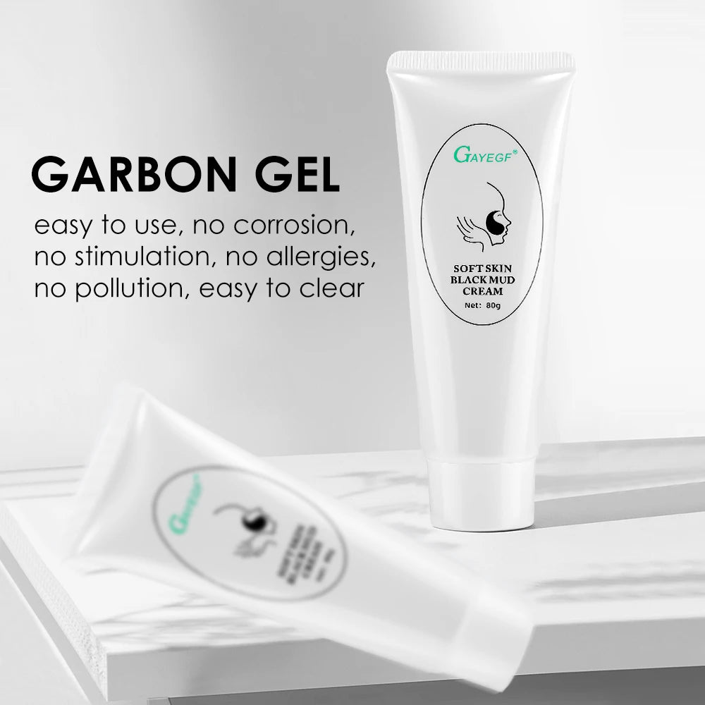 Carbon Gel Black Face Cream Mask Facial Deep Cleaning Support Laser Active Nano Toner Skin Rejuvenation Whitening Care Tools