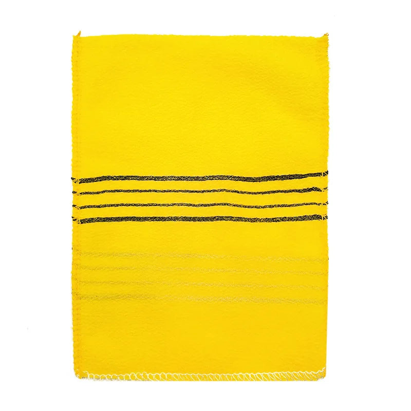 Exfoliating Bath Pad Towels Set Korean Italy Asian Exfoliating Bath Washcloth Body Scrub Shower Soft Polyester Cotton