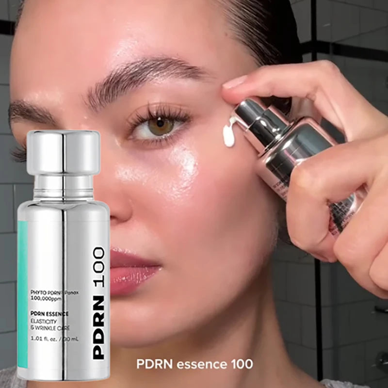 Korean Skincare PDRN Collagen Essence & Glow Stick Balm Set, Firming Moisturizing Face Hydrate Nourishing Lightweight Daily Care