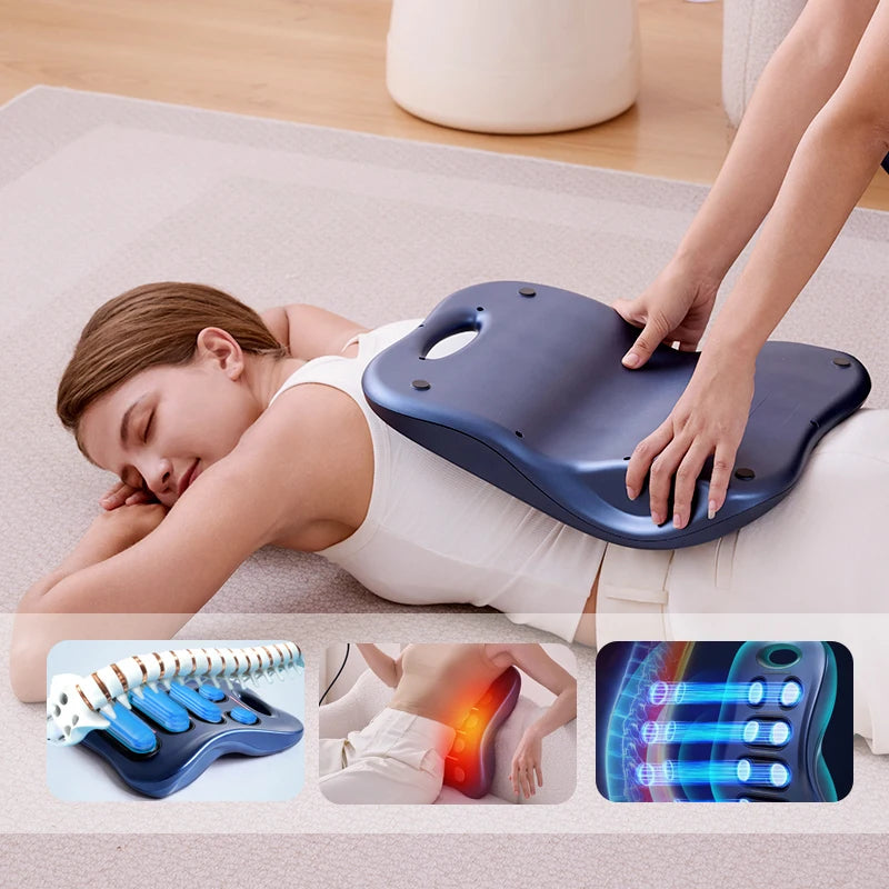 Lumbar Physiotherapy Decompression Traction Massager, Lumbar Back Pain Relief Massager