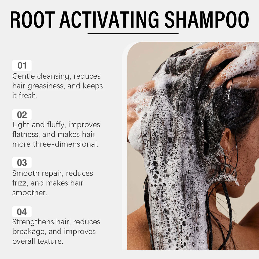 Eelhoe Ginger Root Hair Care Shampoo Series Dandruff Control Reducing Brittle Pure Plant Strengthens Roots Shampoo for Hair Loss