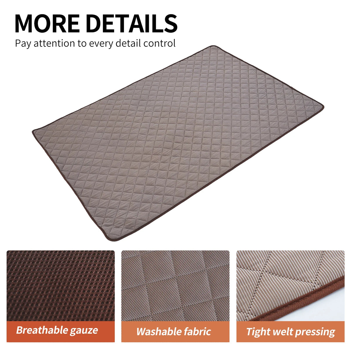 Pet Cooling Mat Dog Cat Sleeping Pad Cool Ice Silk Moisture-proof Mattress Cushion Summer Small Animal Cold Bed 5 Sizes