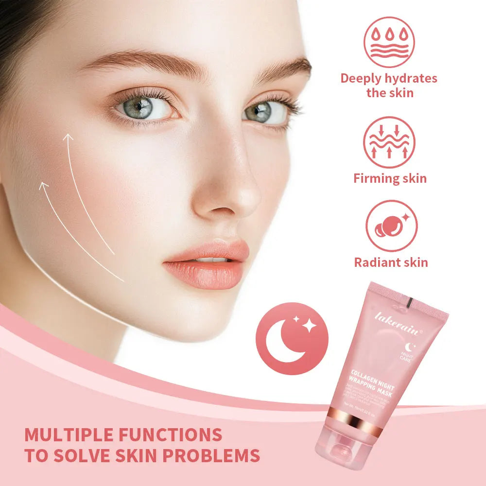 Skincare Koreans Originales Deep Collagen Mask Peel Off Mask Facial mask soluble collagen hydration tightening Night cream skin