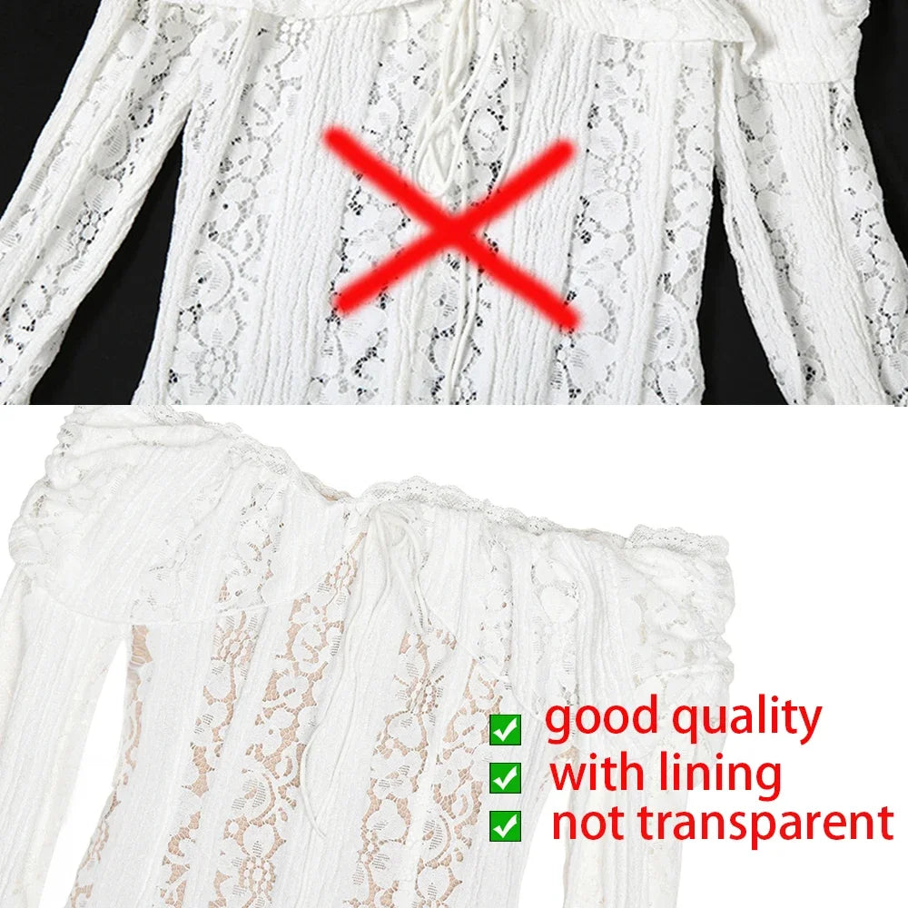 White Evening Dresses for Events Red Long Sleeve Lace Elegant Party Dresses 2026 Women Luxury Wedding Prom Dress Gown