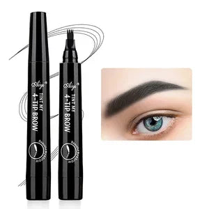 Korean 4 end eyebrow pencil waterproof long lasting natural look easy to use for novices