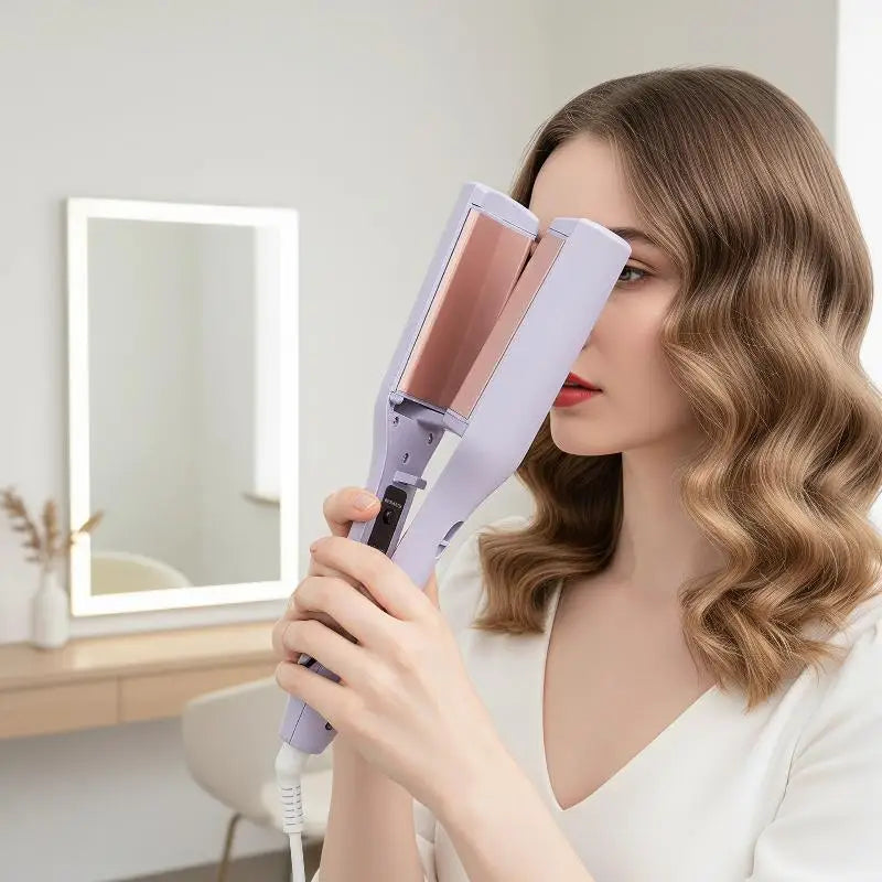 Electric Hair Curler 32mm Large Wave Styling Ceramic Hair Long Lasting Curling Iron Styling Tool Curling Wand Hair Waver