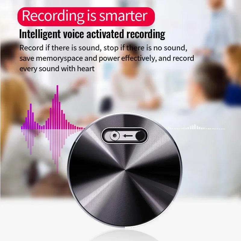 Built-in Magnet Mini Voice Activated Recorder Small Digital Audio Recording Device Sound Dictaphone STTWUNAKE