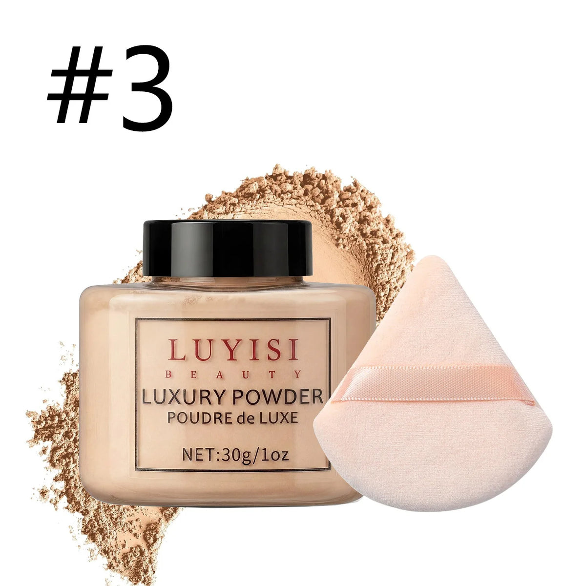 Beauty Luxury Loose Powder, Finishing&Setting Powder For Smooth Matte Skin,Translucent&Lightweight Face Powder,Long-Lasting.