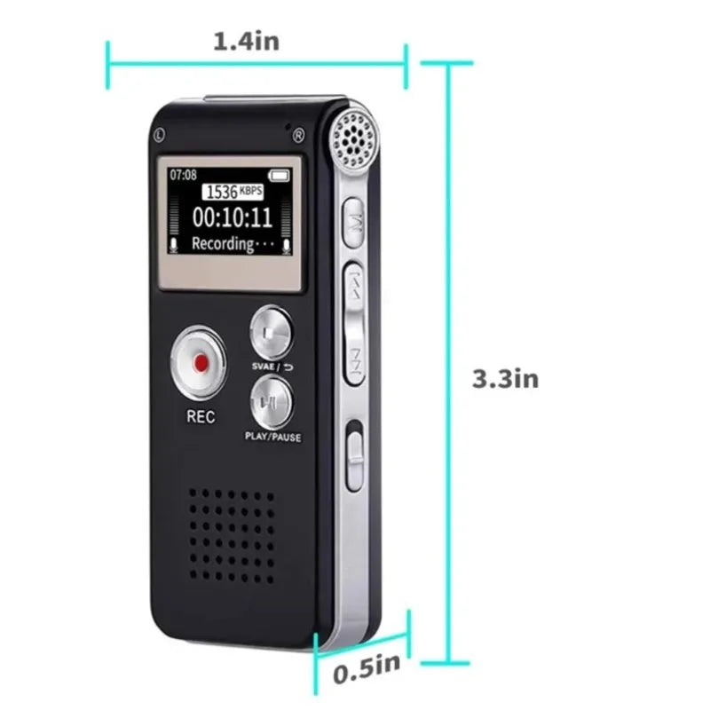 One Click Recording Saving Repeating External MP3 Player Learning Lawyer Conference Recording Pen Intelligent Remote Noise