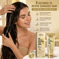 Keratin Hair Mask Professional Repair Dry Damaged Tame Frizzy Flyaway 5 Sec Quick Treat Soft Sleek Glossy Moisturizing Hair Care