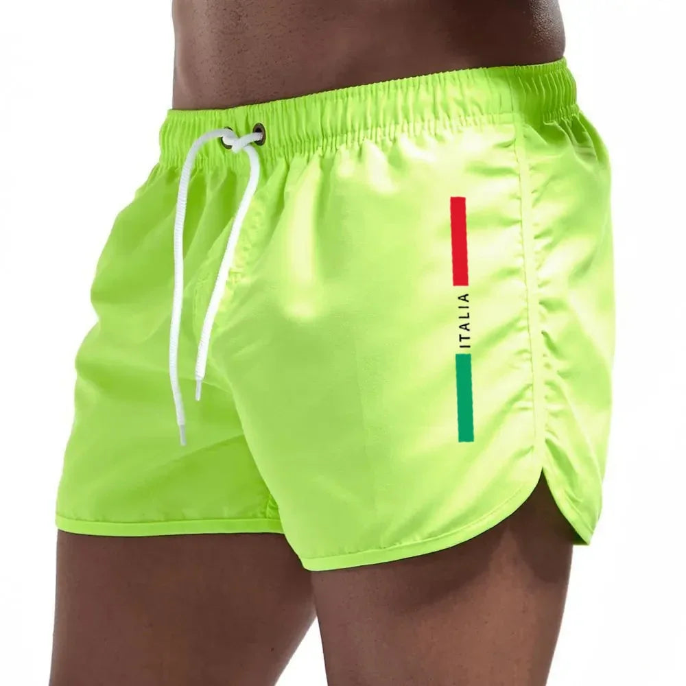 PLA Pantalones Cortos De Fitness Traje De Baño De Verano Deportes De Ocio Tabla De Natación Para Hombre, Marea De Playa