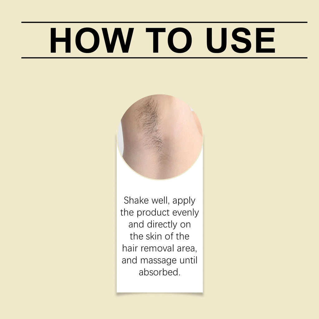 Cyperus Post Depilatory Oil for Hair Removal Hydrating Smoothing Armpit Legs Arms Body Hair Growth Inhibition Soothing Body Oil