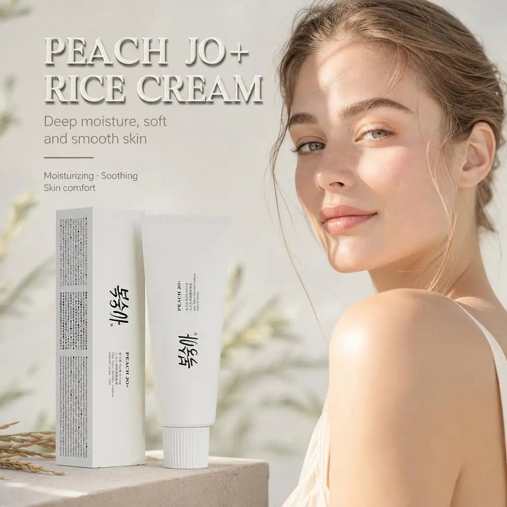 Korean Rice Extract Cream Spf50+ Hydrate Moisturizing Improve Dullness Even Out Brighten Skin Tone Last Light-feeling Concealer