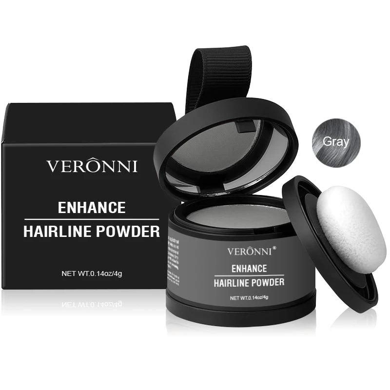 Hair Line Powder 4g Black Root Cover Up Natural Instant Waterproof Hairline Shadow Powder Hair Concealer Coverage 14 Color