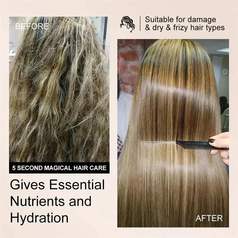 Collagen Repair Hair Mask Repair Dry Hair Impetuous Knotted Hair Strong Moisten Straighten Soft Smooth Moisturize Hair Mask