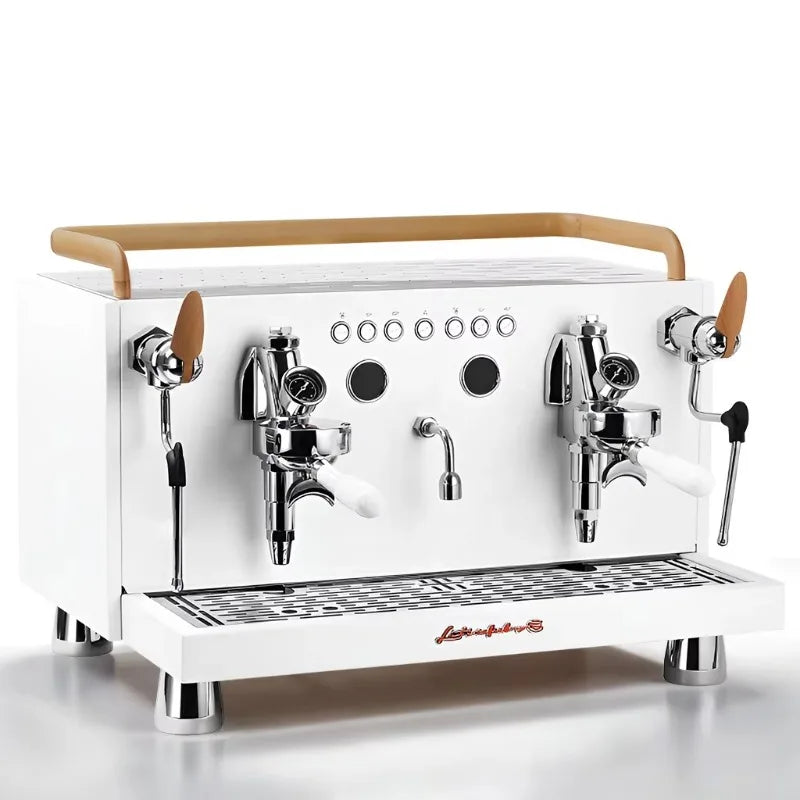 Custom New Style Horn Design Lever Cafetera Pub Semi-Automatic Commercial Espresso Coffee Machine With Pressure Gauge
