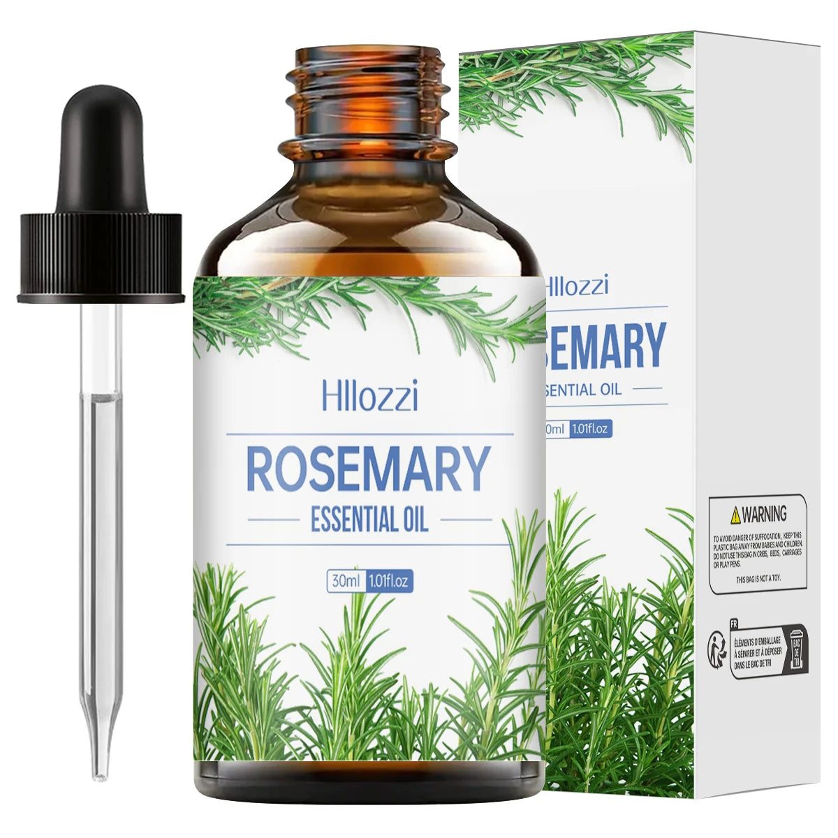 Aceite fortalecedor del cabello del cuero cabelludo, menta y romero, aceites esenciales de biotina, tratamiento nutritivo, punta