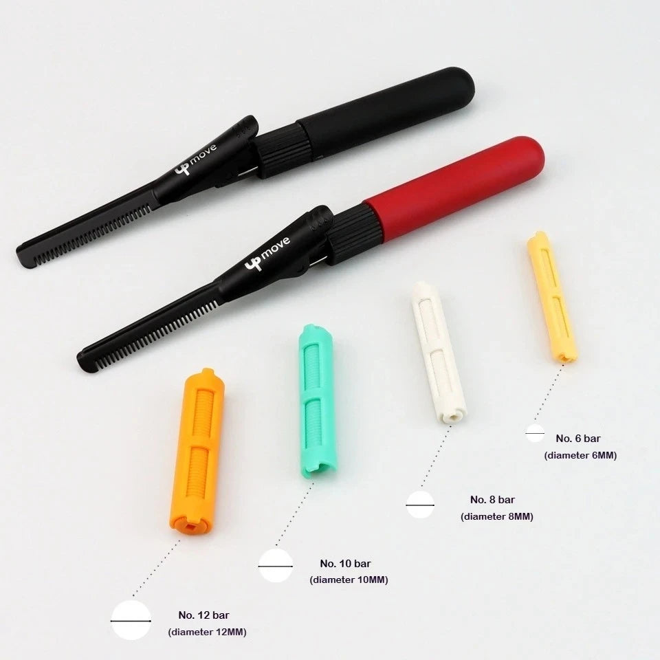 Korean Hair Root Perm Heatless Hair Curler & Hair Rollers Machine Set Curling Rod Pull Core Lazy Curls Flexi Rods Wave Formers