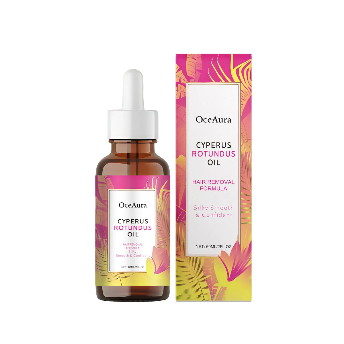 60ml Cyperus Rotundus Oil Natural Growth Inhibitor Essential Oil Gentle Cleansing Post Hair Removal Moisturizing Daily Body Care