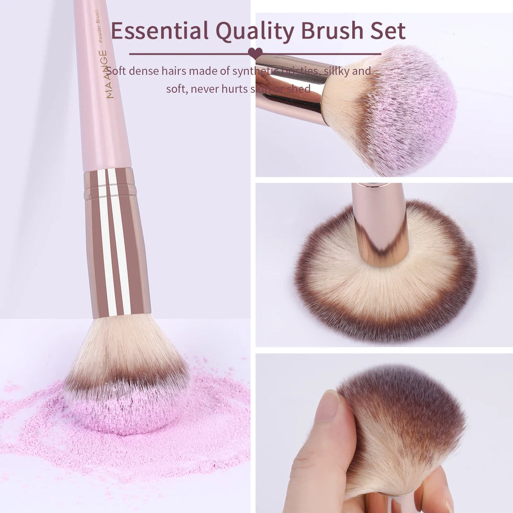 MAANGE 20pcs Professional Makeup Brush Set with Storage Bag Foundation Brush Powder Brush Eyeshadow Brush Basic Makeup Brushes
