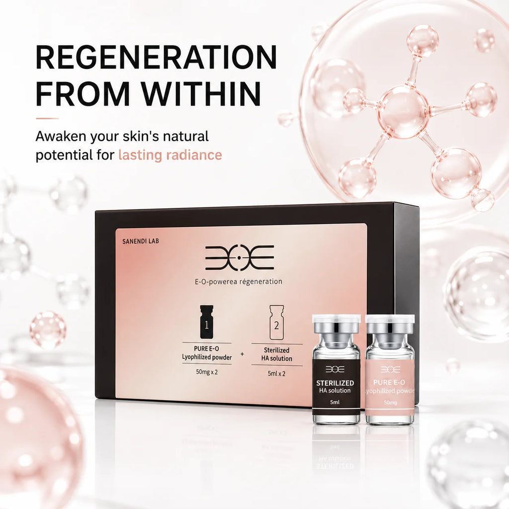 SANENDI LAB E-O Serum Hyaluronic Acid South Korea Skin Care For Face Smoothing Hydtation Glow Home Care Der.pen Exomes Solution