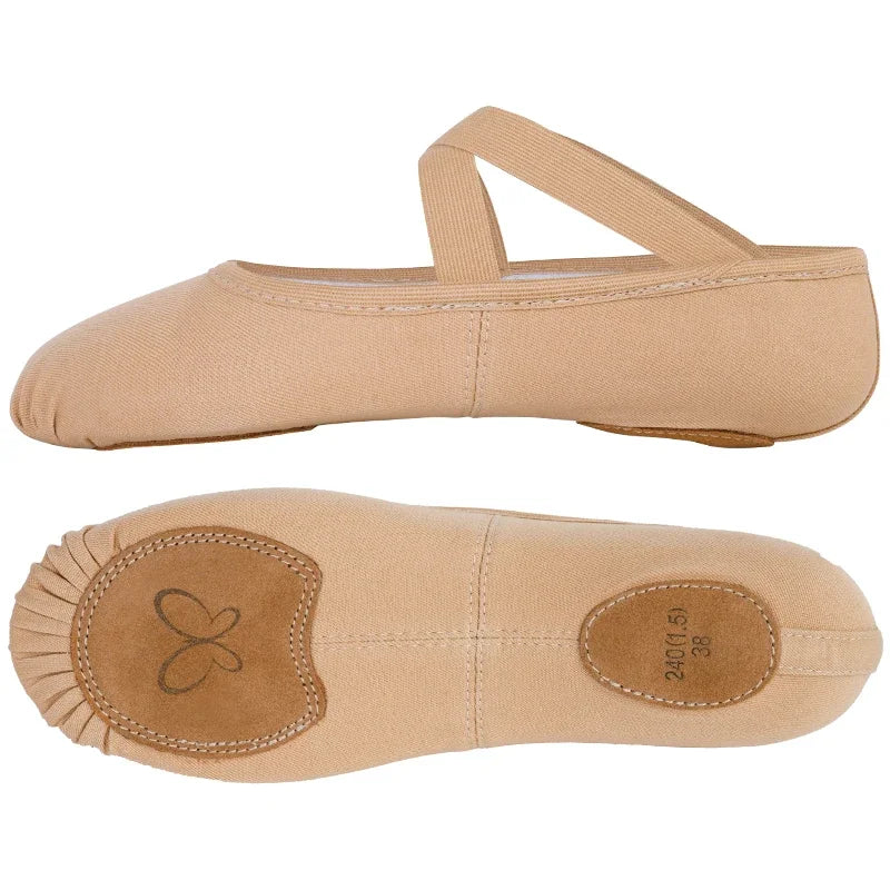 Ballet Stretch Dance Shoes for Women Girls Kids, Ballet Slippers, Ballet Flats Soft Sole Non-Slip Classical Practice Shoes
