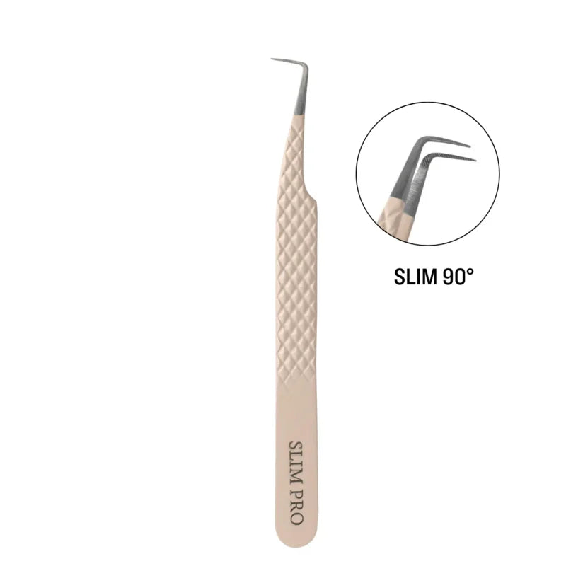 SENSE LASHES Fiber Tweezers for Eyelash Extensions Lash Isolation Tweezers Curved Volume Pinzas Para Extensión De Pestañas