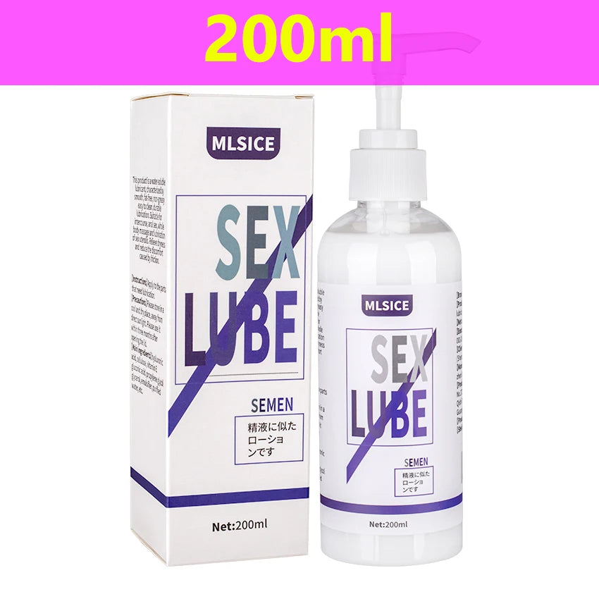 Lubricant For Sex Semen Fruity Anal Lube for Session Water-based Intimate Love Gel  Vaginal Toys Lubricantion Oil Adult Supplies
