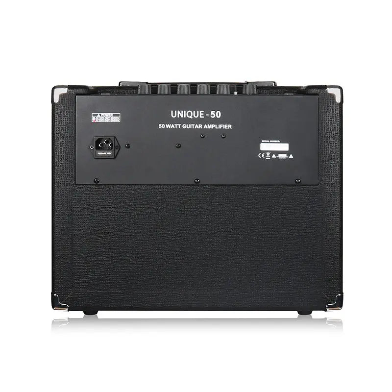 COOLMUSIC UNIQUE-50 Electronic Guitar Amplifier 50 watt amp Music Instrument Speaker Compact Portable Built-in Reverb