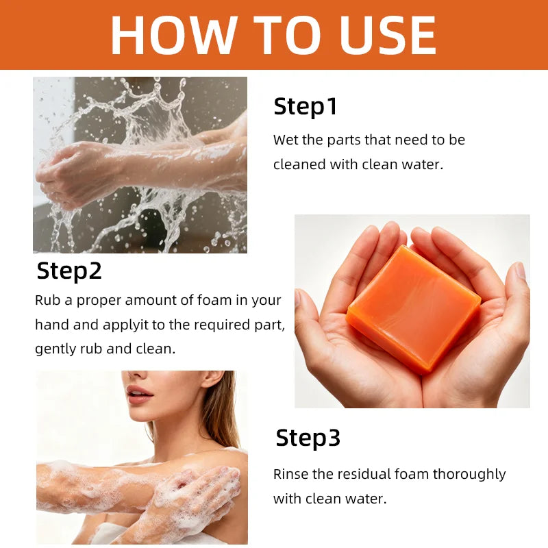 YUITIKUE Kojic Acid Whitening Soap - Brightens Skin Tone, Deep Cleansing & Moisturizing, Gentle for Sensitive Skin & Body Care