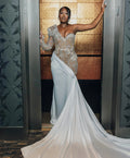 White Long Prom Dresses For Black Girls One-shoulder Beaded Luxury South African Evening Gowns Birthday Party Robe Customized