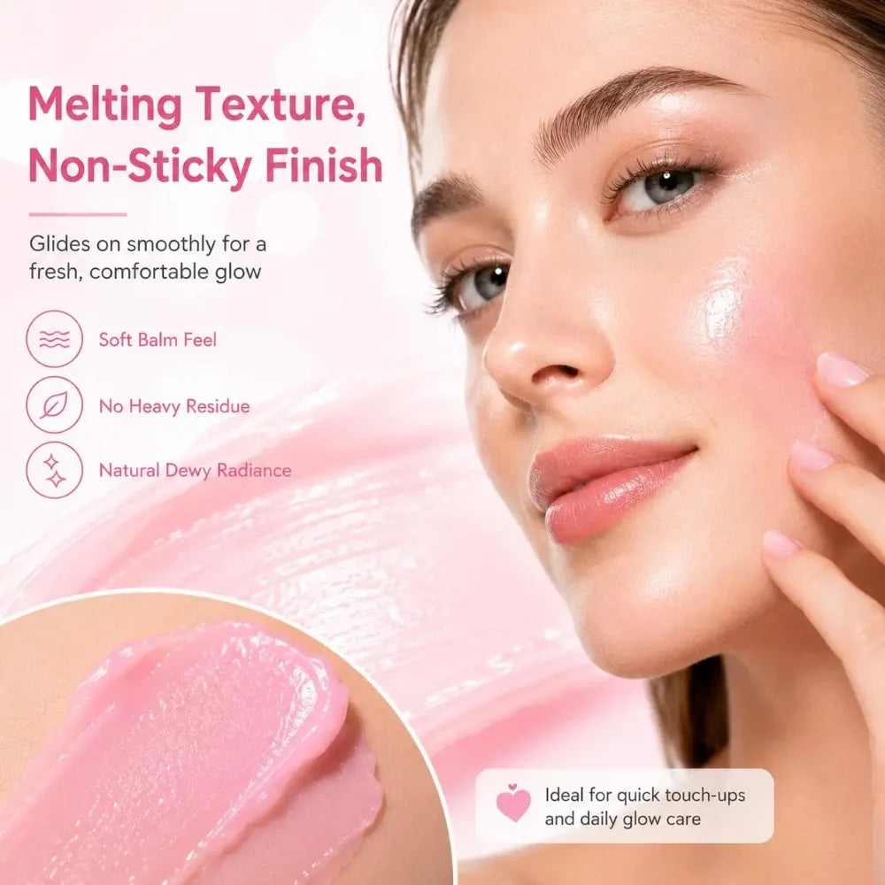 Pink Collagen Volume Balm 5% Volufiline Plumping Hydrating Balm Stick Korean Skin Care Fine Lines Moisturizer For Face Neck Eye