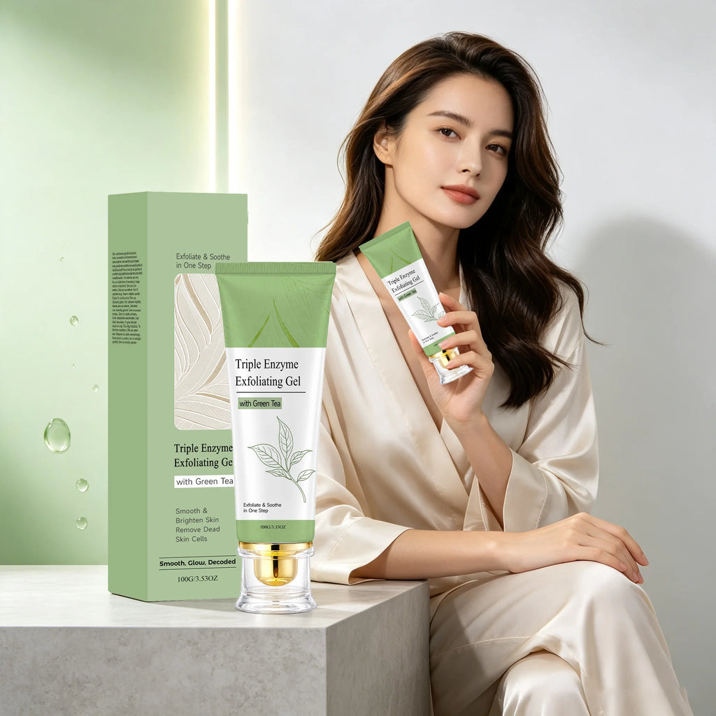 Exfoliating Gel For Face Deep Cleansing Pores Oil Control Moisturizing Nourishing Repair Whitening Smooth Removal Dead Skin