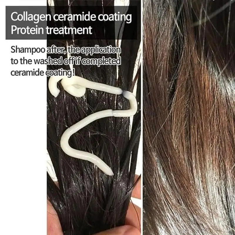 Collagen Hair Mask Coaring Protein Treatmenx Head & Shoulder Shampoo Conditioner Repair Dry Fizzy Thin Hair Mask Hair Supplies