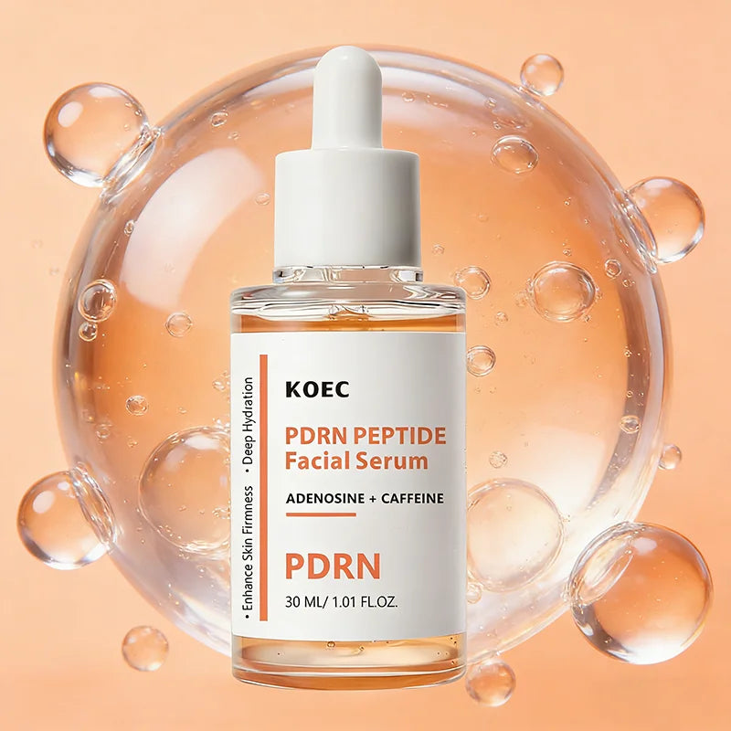 Korean Salmon PDRN Essence, Copper Peptide Centella Moisturizing Repair Hydrating Glow Lightweight Face Serum Daily Skincare