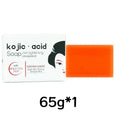 Kojic Acid Soap Papaya Handmade Soap Facial Cleansing Bath Soap Cleanse Brighten Skin Remove Dead Skin Cells Suit All Skin Types
