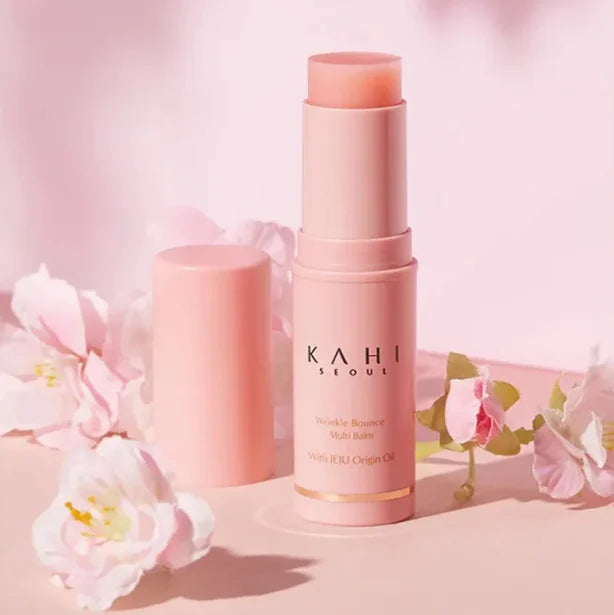 Korean PDRN Collagen JEJU Organic Oil Balm 9g Original KAHI Wrinkle Bounce Multi Balm Stick Moisturizing Essence Stick Face Care